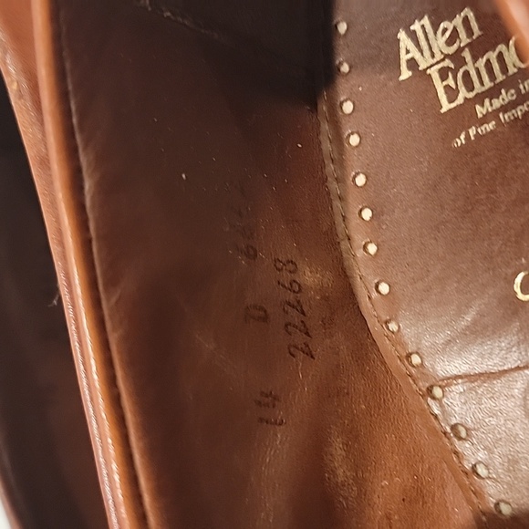 Allen Edmonds Lake Bluff Weave Dress Loafers Carlsbad Brown Leather 14 D - Picture 7 of 14